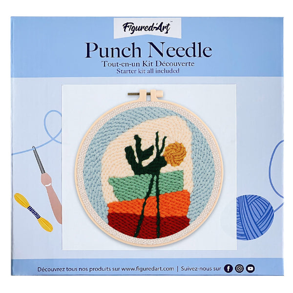 Punch Needle Kit - Floral Composition 1
