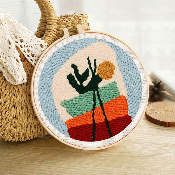 Punch Needle Kit - Floral Composition 1