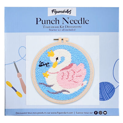 Punch Needle Kit - Lovely Swan