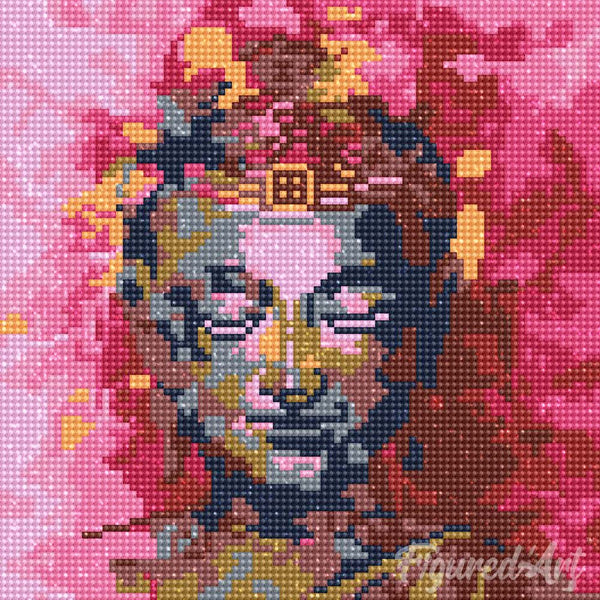 Mini Diamond Painting 25x25cm - Painted Buddha