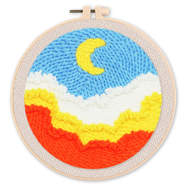 Punch Needle Kit - Sky and Cloud
