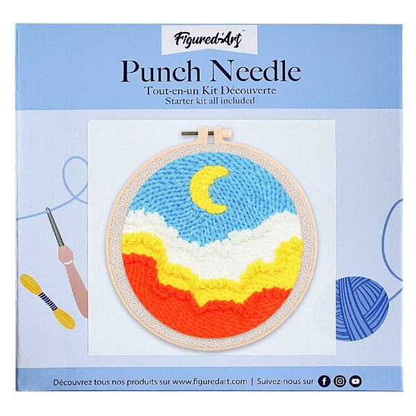 Punch Needle Kit - Sky and Cloud