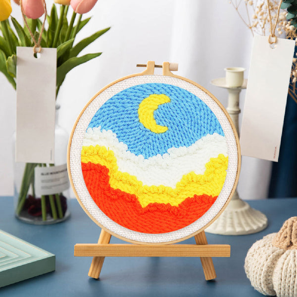 Punch Needle Kit - Sky and Cloud