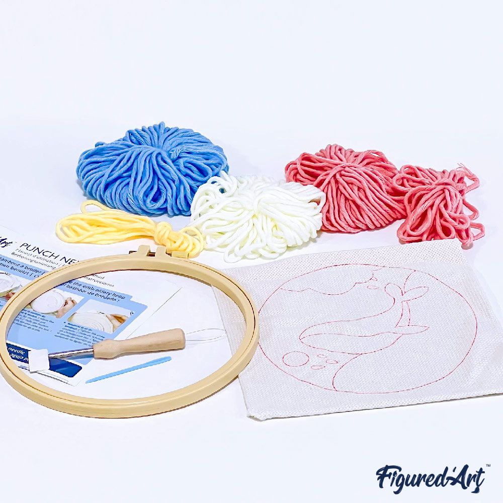 Punch Needle Kit - Sky and Cloud